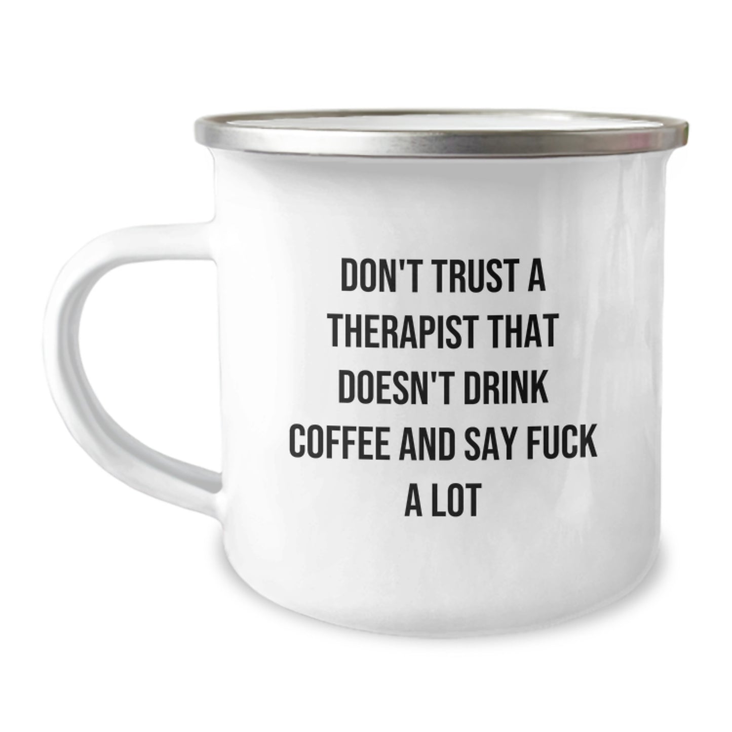 Gifts from Friends for Therapist Funny Mugs, Funny Therapist Gifts for Graduation, Camping Mug for Men Graduation Unique Gifts - Image 1