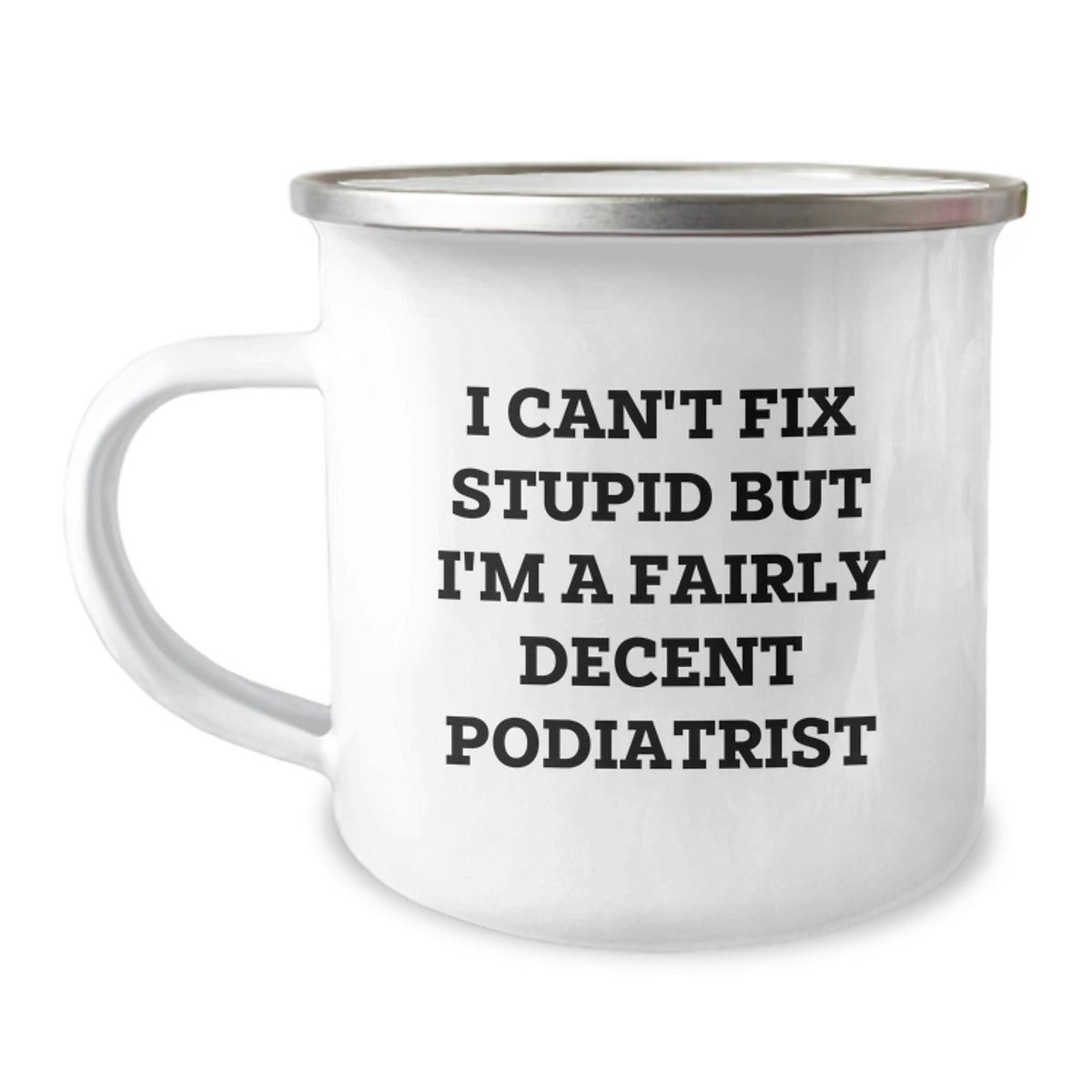 Podiatrist Keepsake Camping Mug for Him Christmas Gift - Image 1