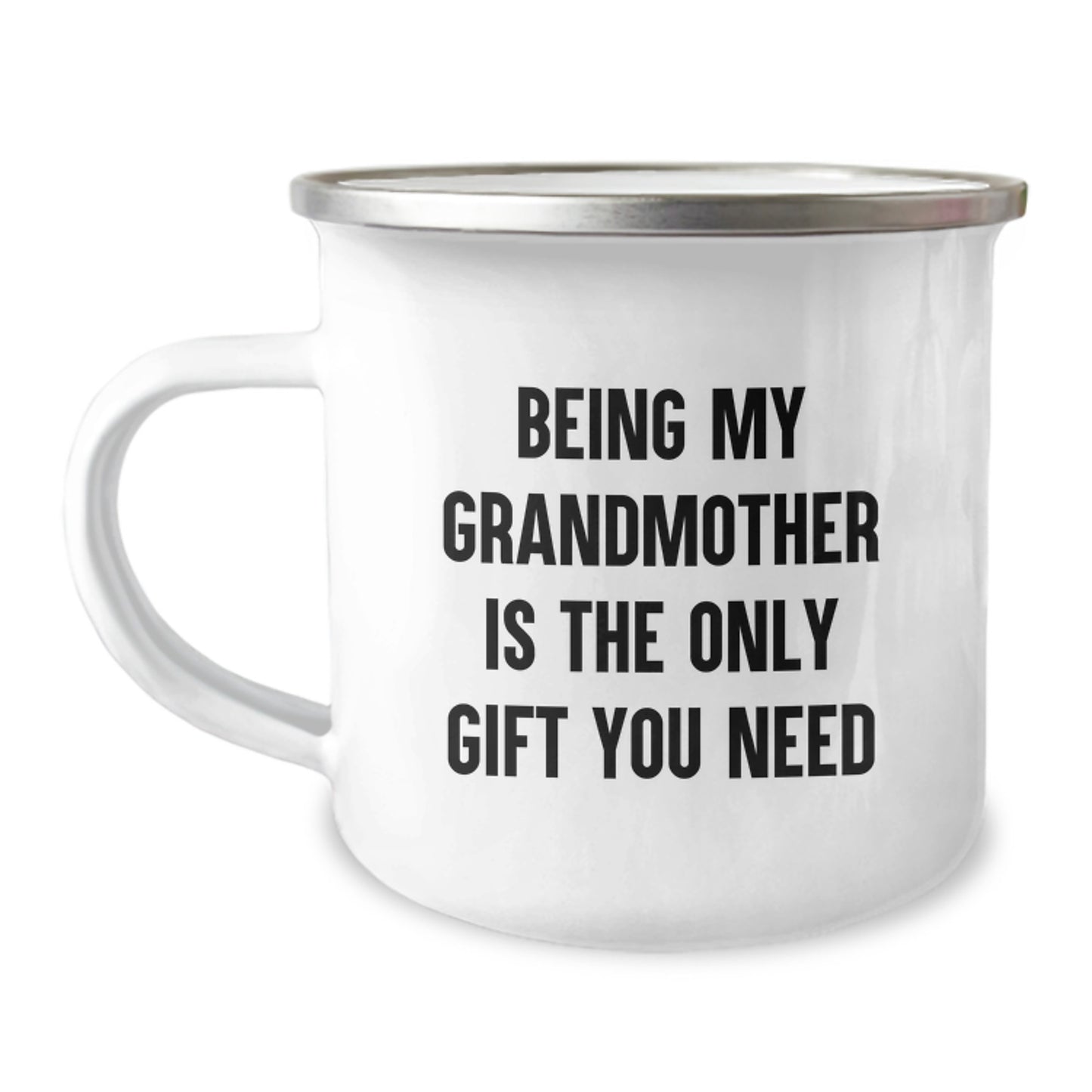 Funny Grandmother Camping Mug Gifts for Her from Granddaughter on Graduation Day - Being My Grandmother Is The Only Gift You Need - Image 1