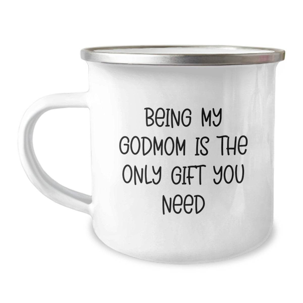 Godmom Keepsake Camping Mug for Him Ultimate Premium Christmas Gift - Image 1