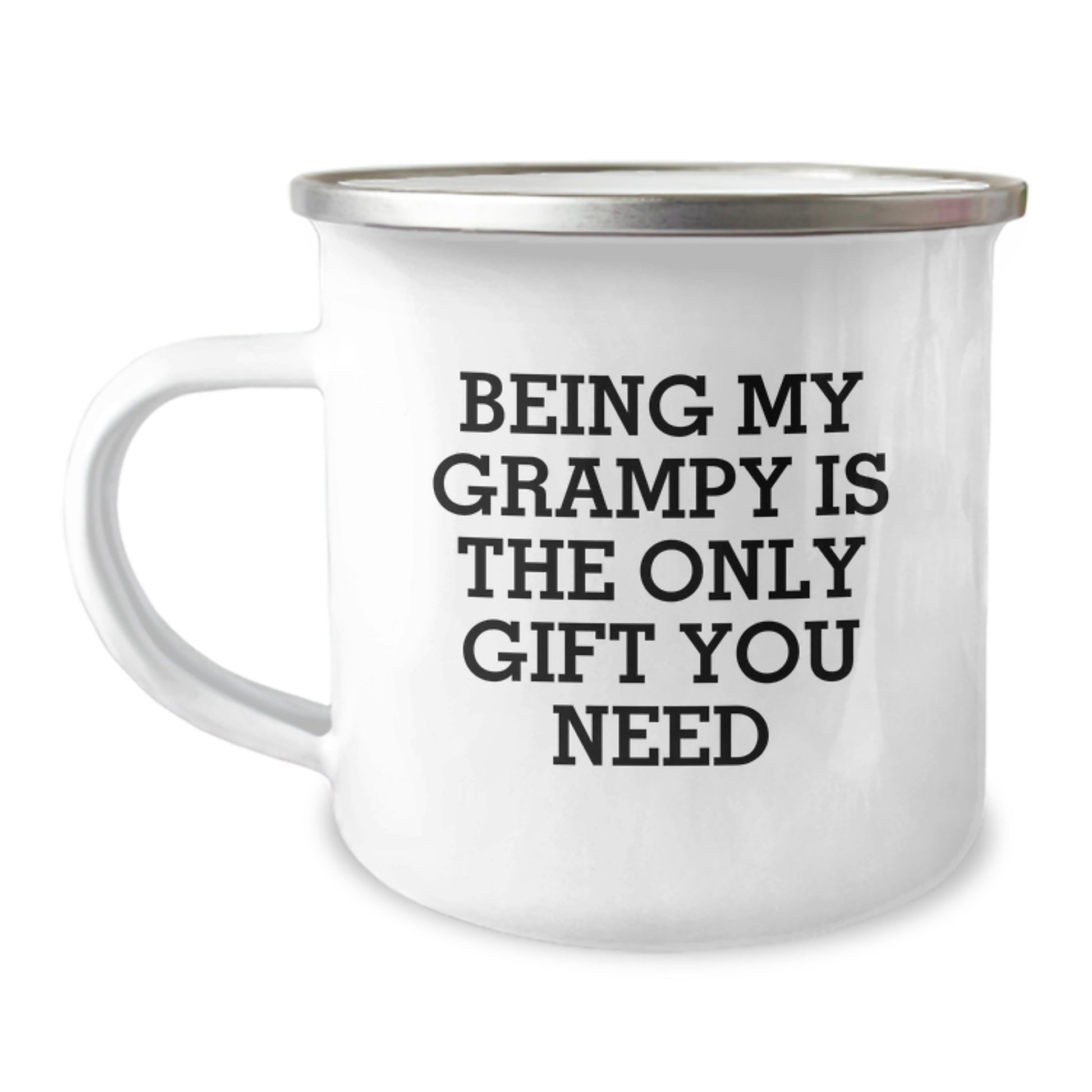 Funny Grampy Camping Mugs for Graduation Unique Gifts from Family to Grampy, Being My Grampy Is The Only Gift You Need - Image 1