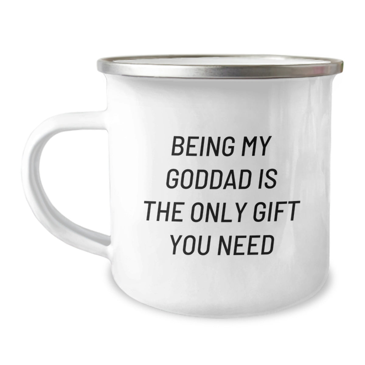 Witty Goddad Camping Mug Gift for Friends - Novelty Keepsake - Image 1