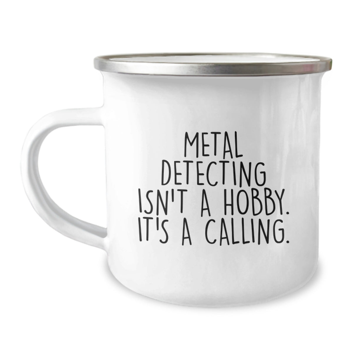 Christmas Gift for Her Metal Detecting A Calling Quote Camping Mug - Image 1