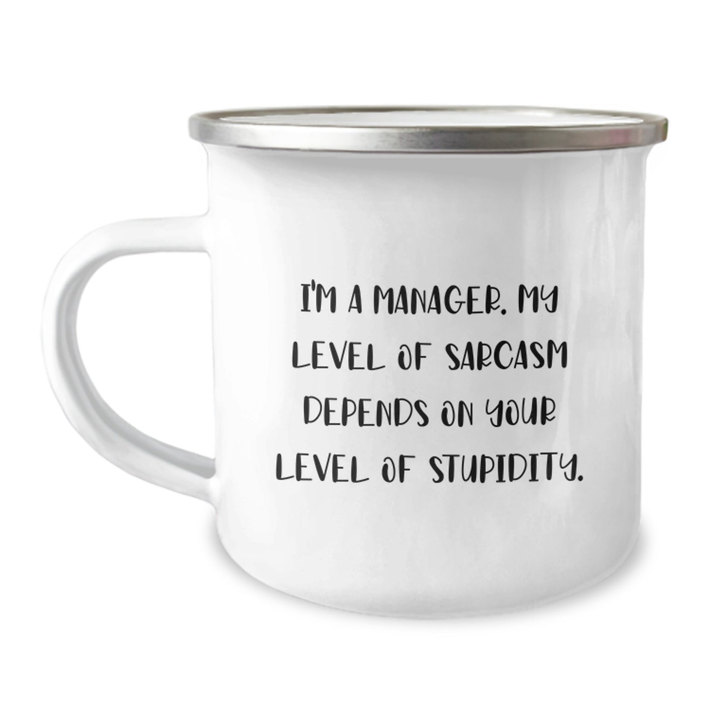 Funny Manager Christmas Unique Gifts - I'm A Manager Camping Mug for Men, Women, Coworkers, Family - Image 1