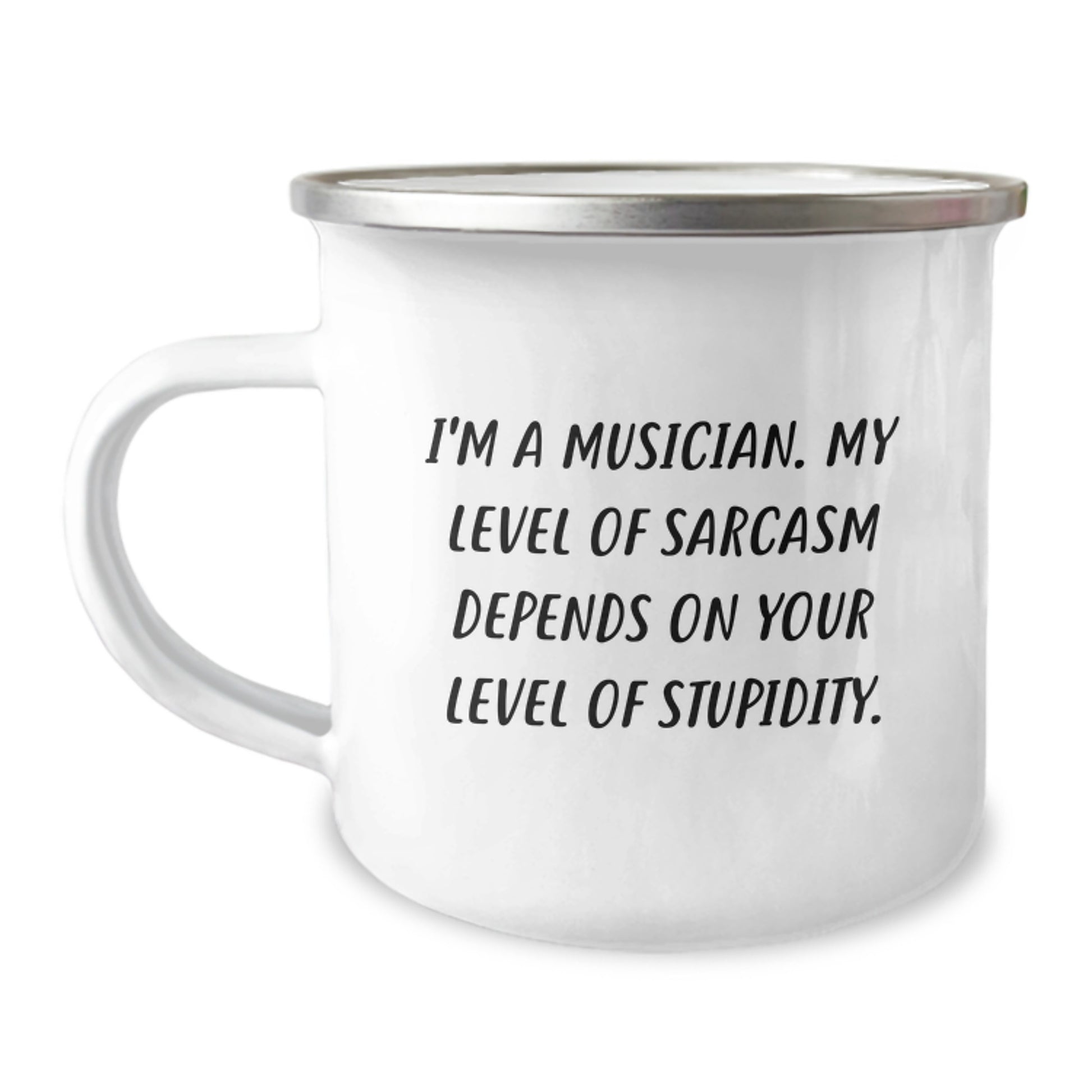 Funny Musician Gifts for Graduation - Camping Mug with Inspirational Quote - Gift from Friends for Musician - Unique Musician Presents - Image 1