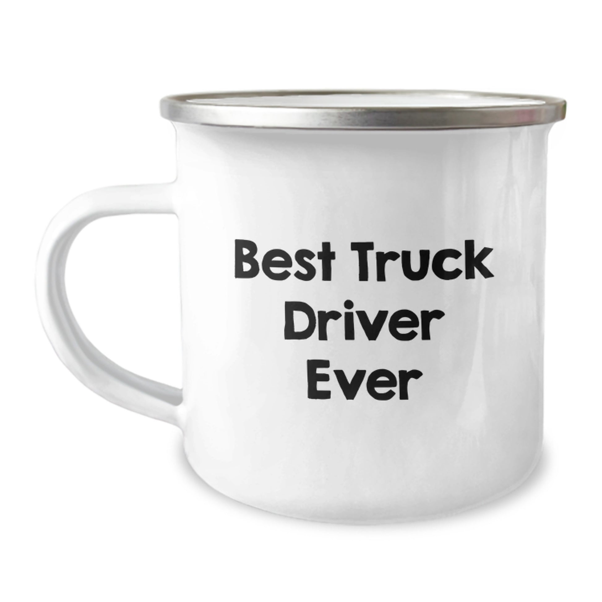 Funny Gifts from Men to Truck Driver Friends Best Truck Driver Ever Camping Mug - Image 1