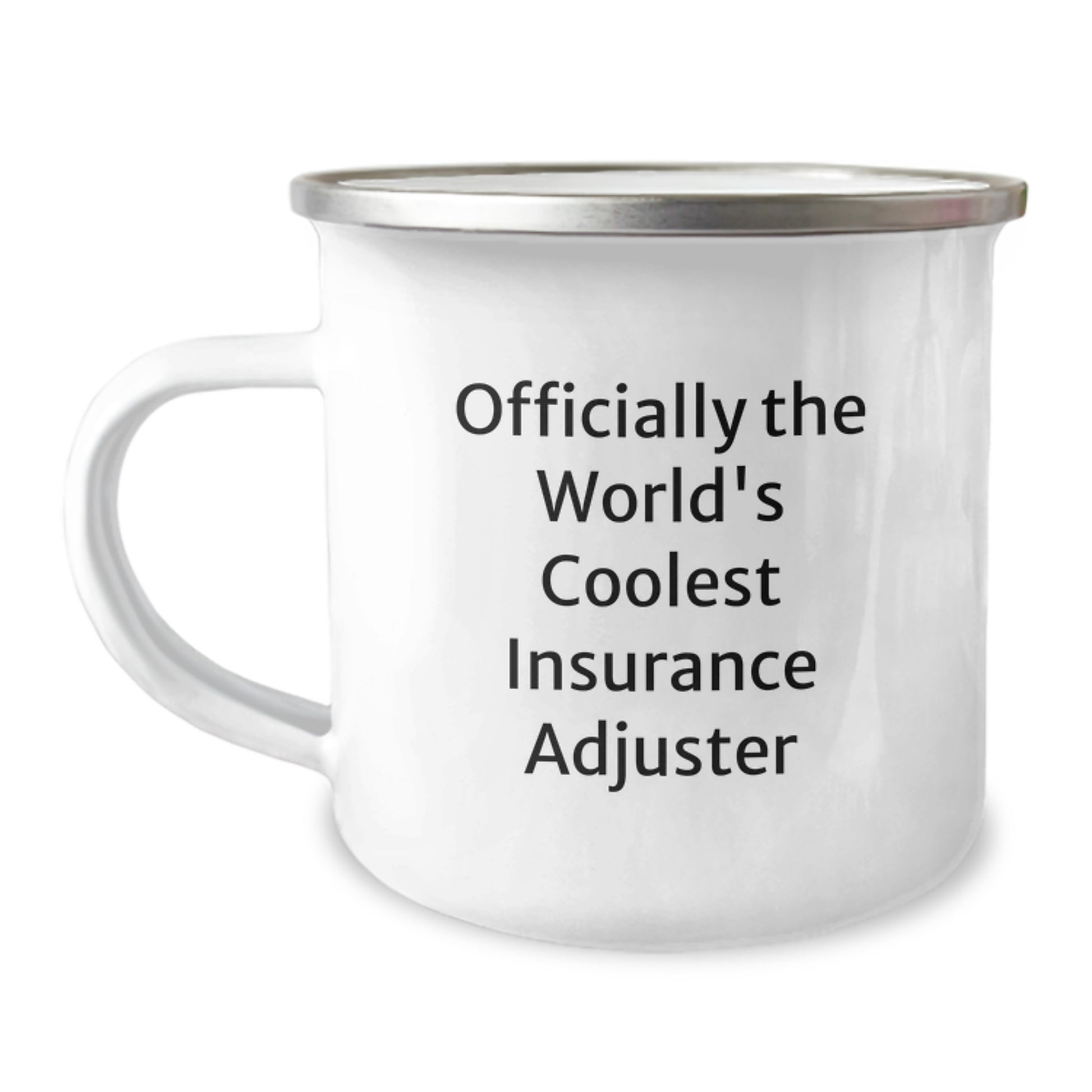 Funny Insurance Adjuster Gifts, Unique Christmas Unique Gifts for Men or Women Insurance Adjusters, Camping Mug Officially The World's Coolest Insurance Adjuster - Image 1