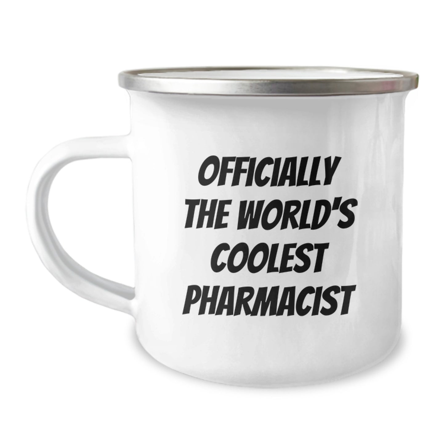 Unique Gifts for Pharmacist Friends Graduation, 'Officially The World's Coolest Pharmacist' Funny Camping Mug, Men Women Coworkers Family - Image 1