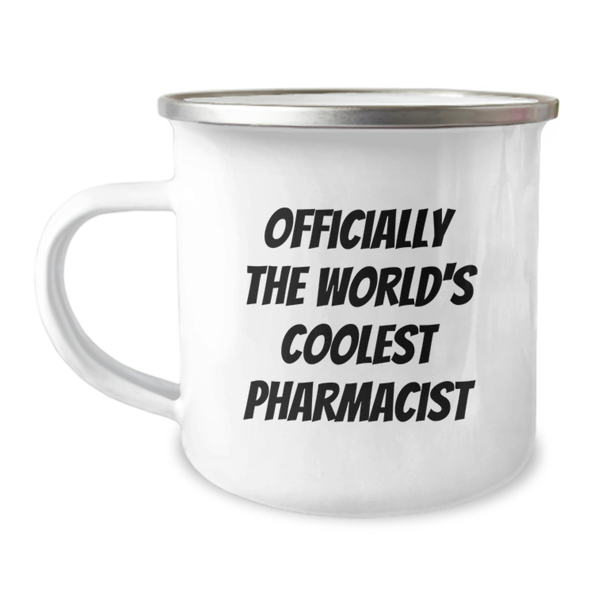 Unique Gifts for Pharmacist Friends Graduation, 'Officially The World's Coolest Pharmacist' Funny Camping Mug, Men Women Coworkers Family - Image 1