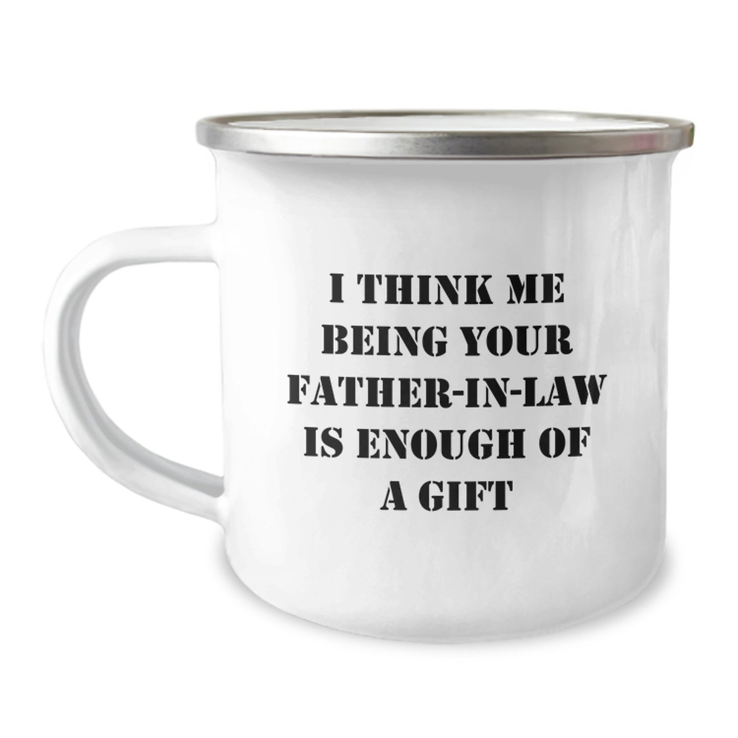 Father-in-law Keepsake Camping Mug Birthday Gift for Him - Image 1