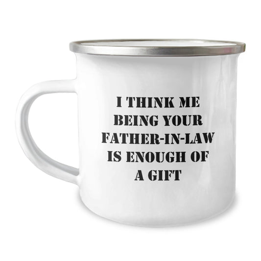 Father-in-law Keepsake Camping Mug Birthday Gift for Him - Image 1