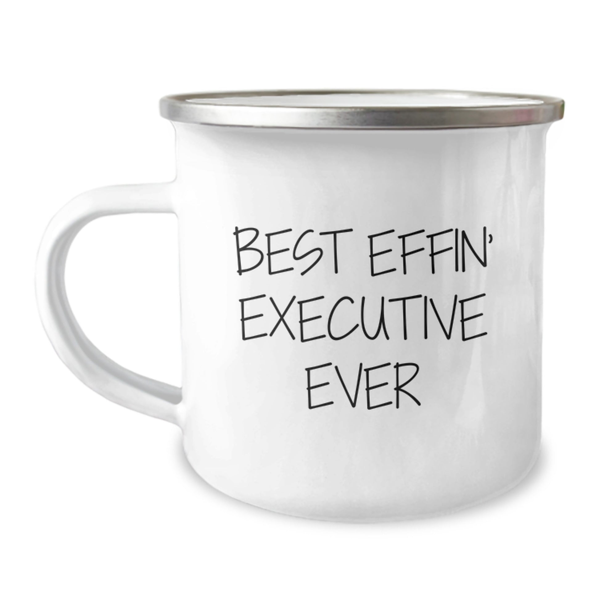 Funny Executive Gifts for Men - Best Effin' Executive Ever Camping Mug, Perfect for Coworkers and Family, Christmas Unique Gifts for Executives - Image 1