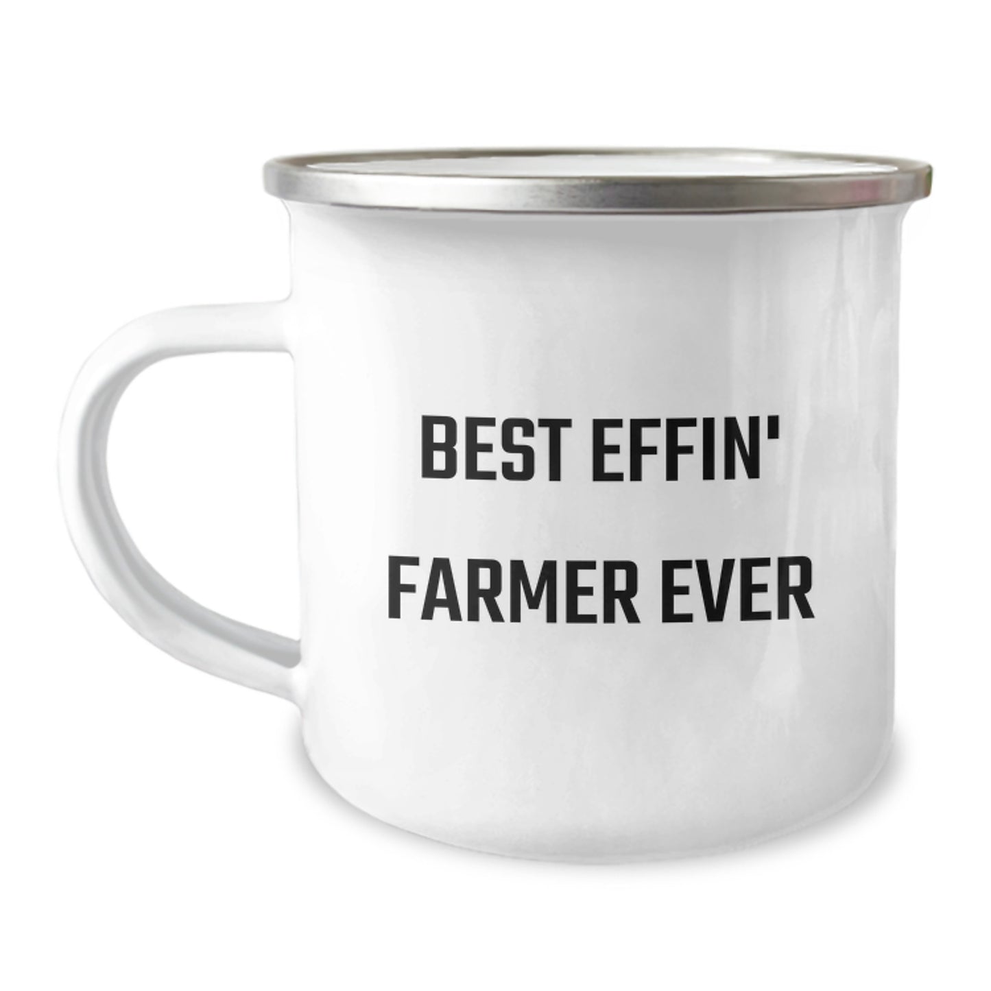 Funny Farmer Gifts for Men - Best Effin' Farmer Ever Camping Mug, Graduation Unique Gifts from Family - Image 1