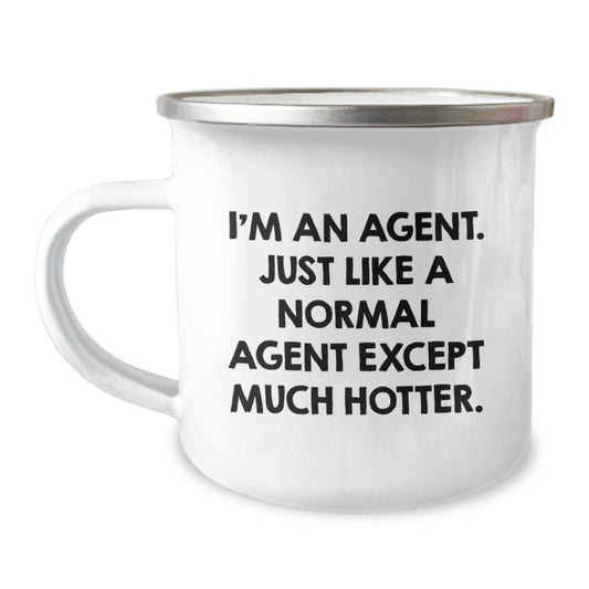 Funny Agent Gifts from Friends - I'm An Agent Camping Mug for Agent Birthday Unique Gifts - Image 1