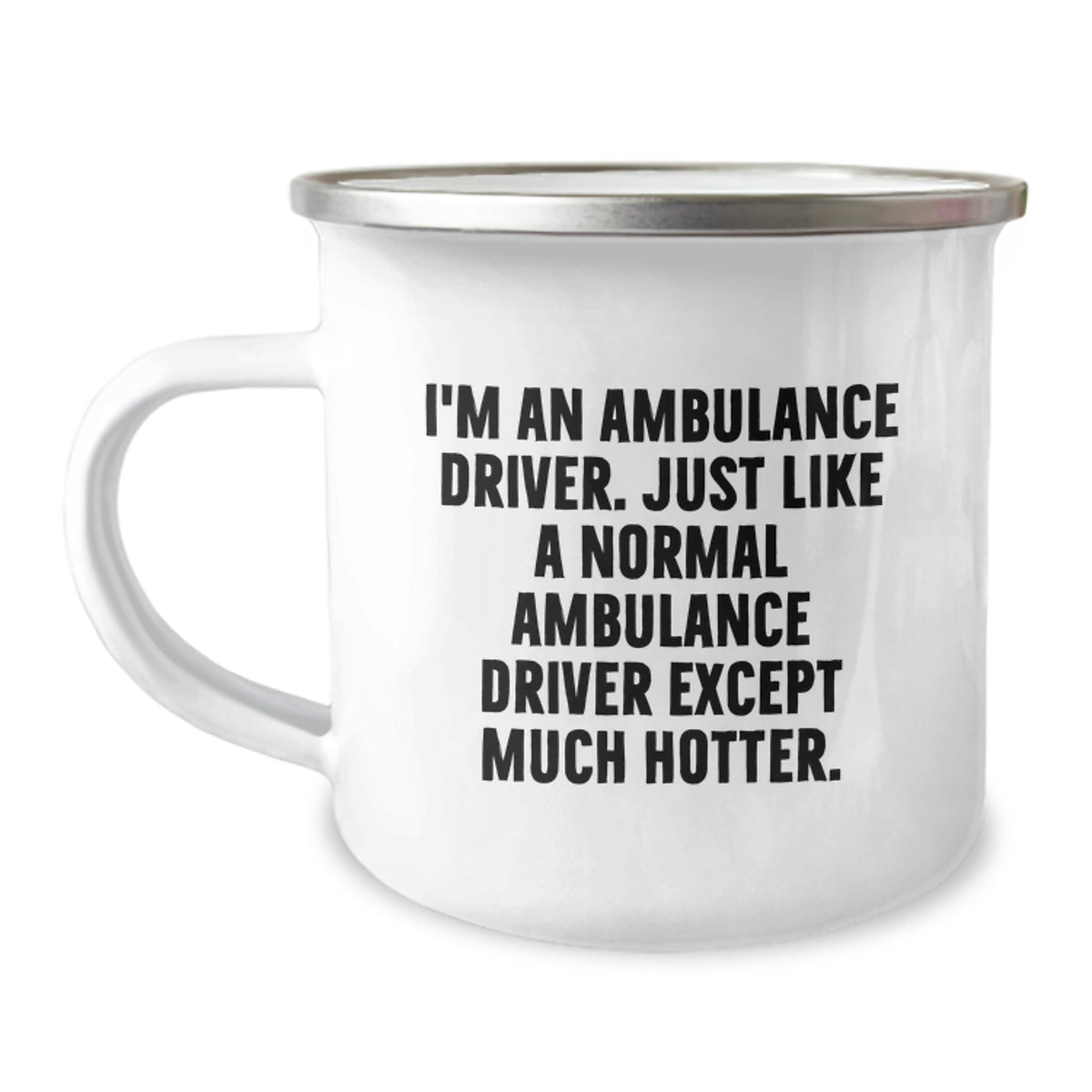 Funny Ambulance Driver Gifts for Men on Valentine's Unique Camping Mugs from Friends - Ambulance Driver Mug - Image 1