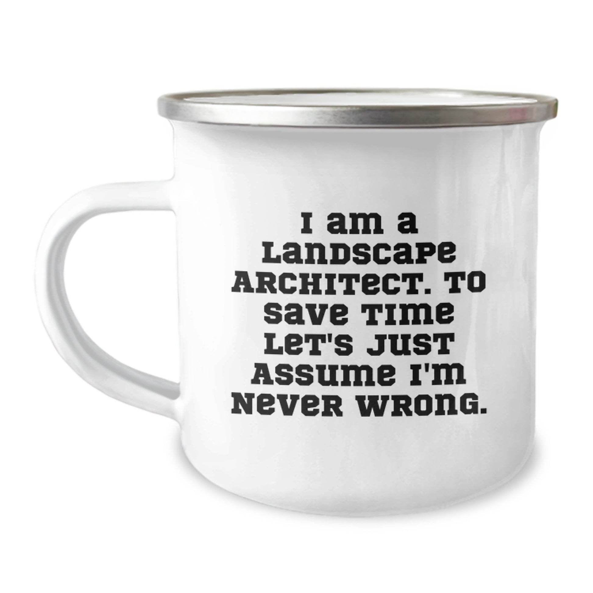 Funny Landscape Architect Gifts for Men, Unique Camping Mug, Graduation Unique Gifts from Friends, Gifts for Landscape Architect - Image 1