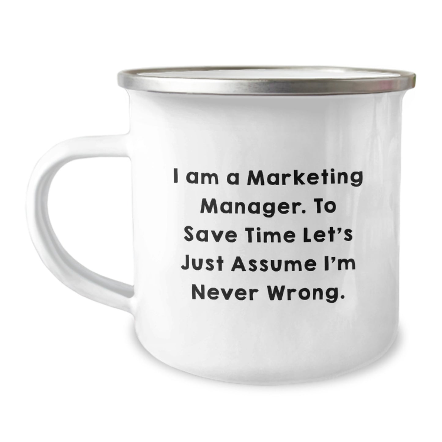 Marketing Manager Gifts from Friends - Funny Camping Mug for Graduation Unique Gifts - Image 1