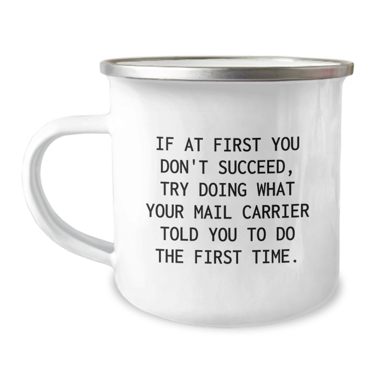 Funny Mail Carrier Gifts for Valentine's, Camping Mug for Men Friends Family - Image 1
