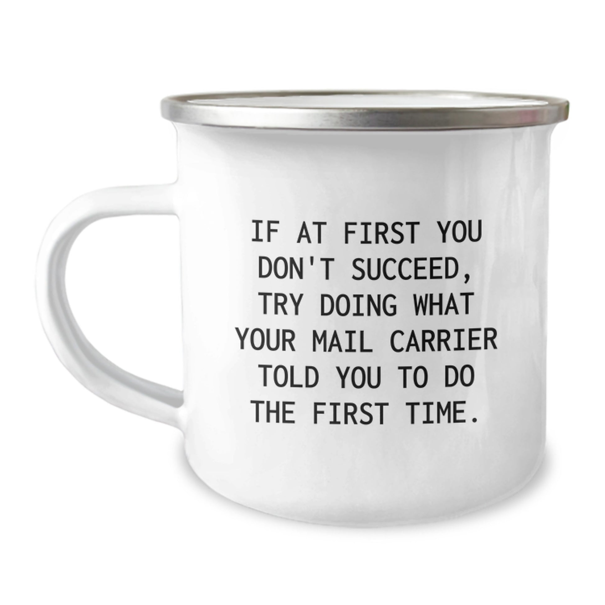 Funny Mail Carrier Gifts for Valentine's, Camping Mug for Men Friends Family - Image 1