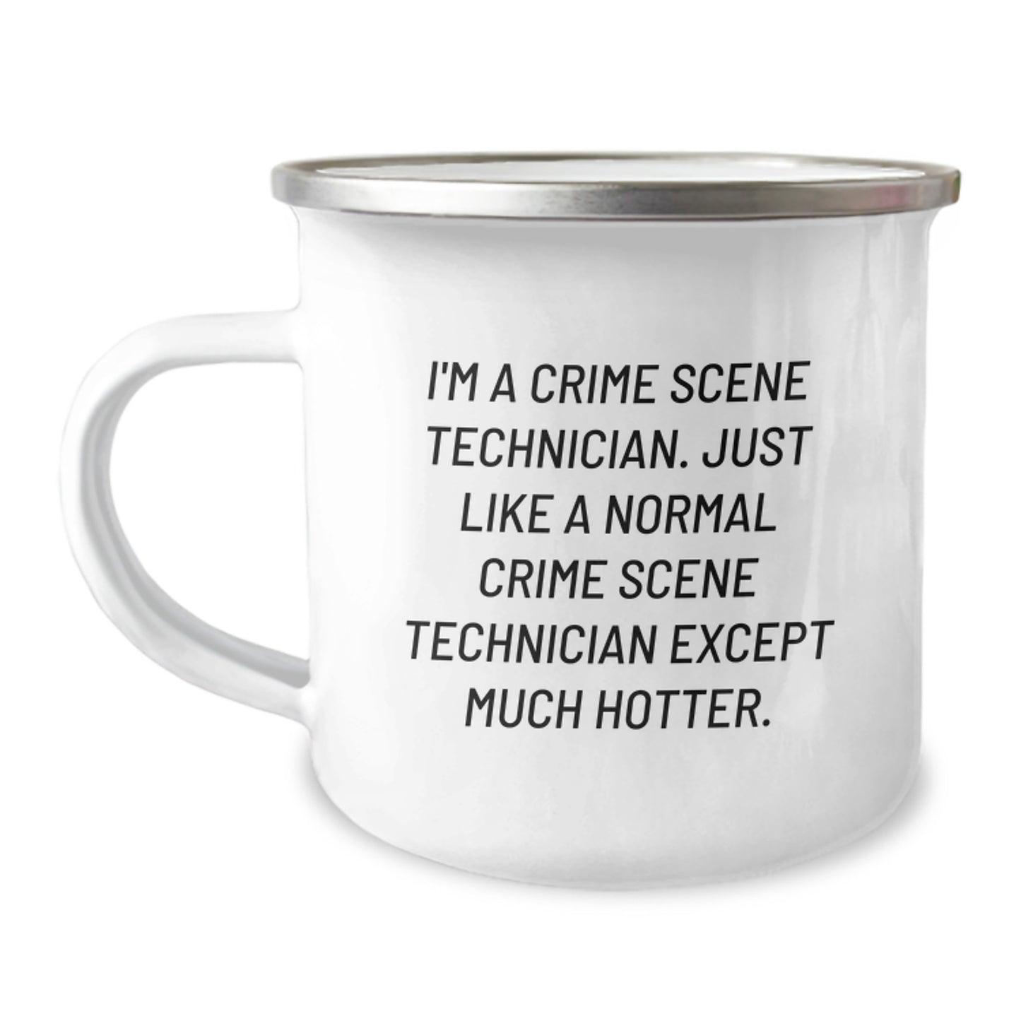 Funny Crime Scene Technician Gifts for Men - Camping Mug for Crime Scene Tech, Great Unique Graduation Gifts from Friends for Him - Image 1