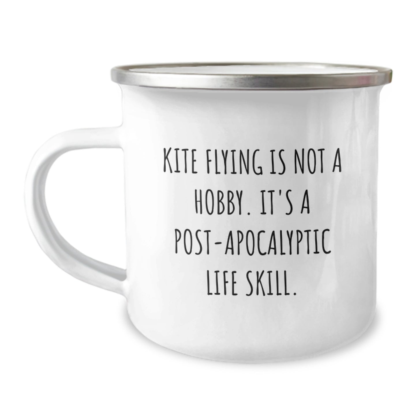 Funny Kite Flying Gifts from Men to Friends Camping Mug for Valentine's Unique Ideas - Image 1