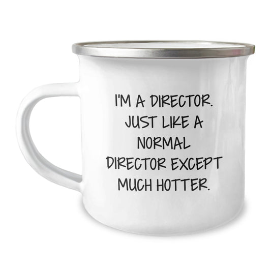 Funny Director Gifts for Him, Camping Mug for Dad on Father's Day, Unique Gifts from Men to Men - Image 1