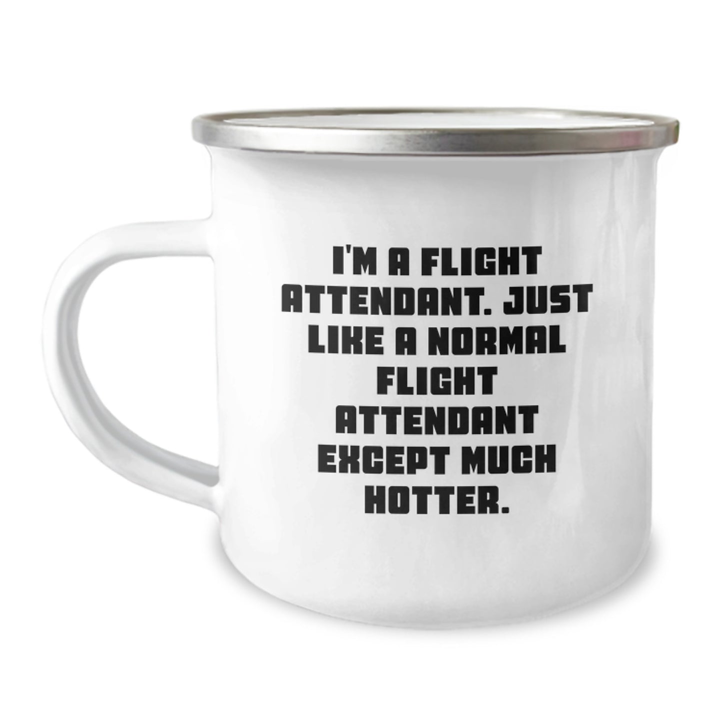 Funny Flight Attendant Gifts for Men - Unique Father's Day Unique Gifts from Friends, Coworkers, and Family - Camping Mug for Flight Attendant Enthusiasts - Image 1