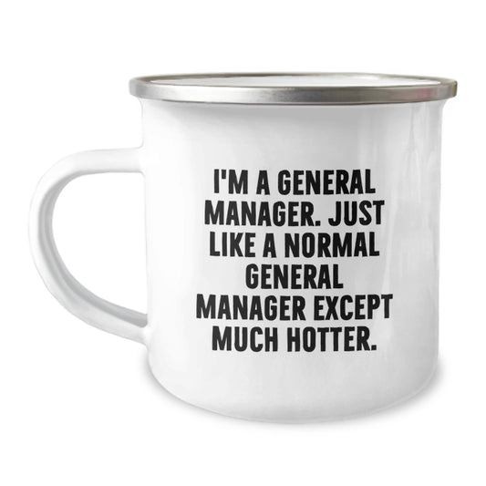 General Manager Camping Mug Gifts for Women, Funny Valentine's Unique Gifts from Men to General Manager Friends - Image 1
