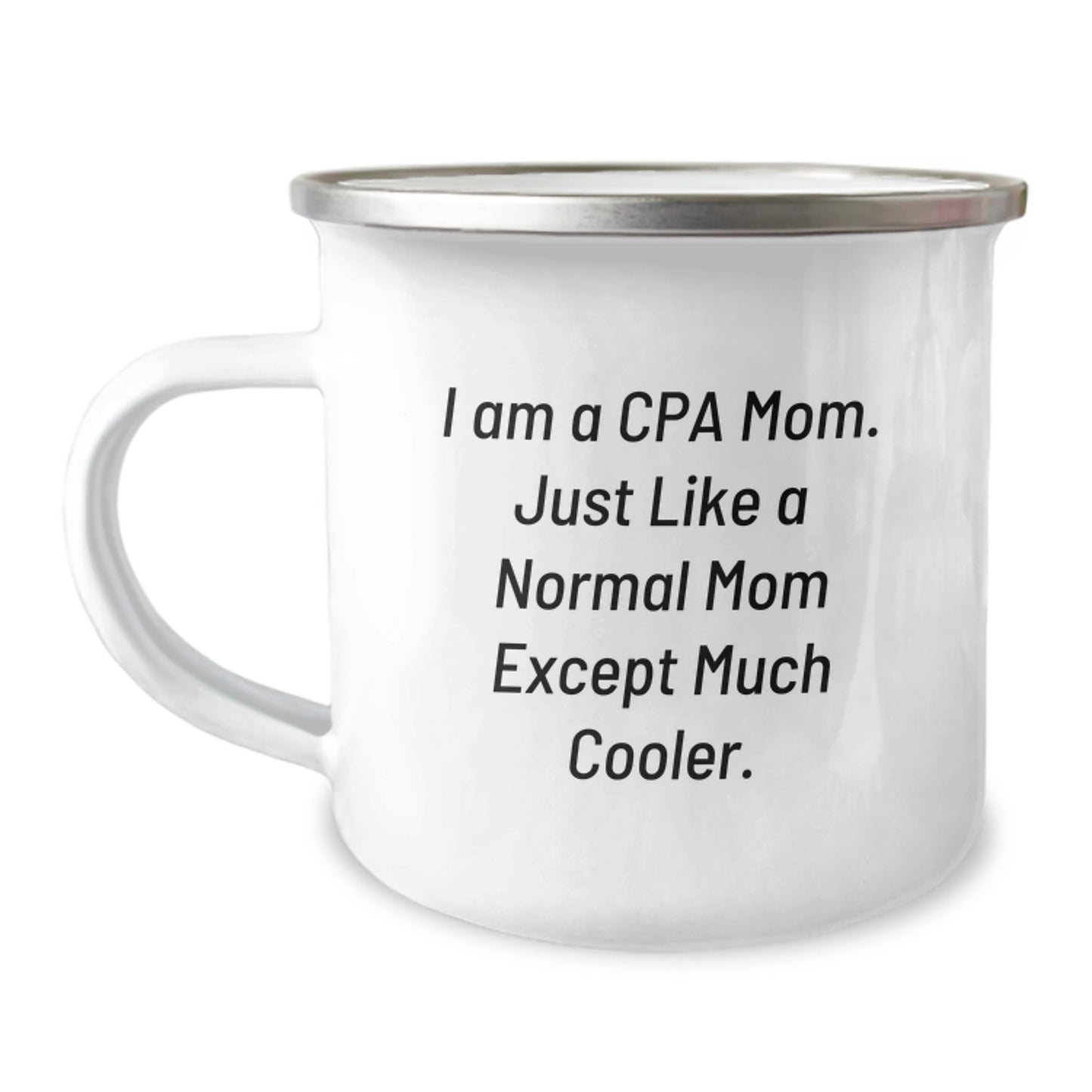 CPA Camping Mug Gifts from Mom, Funny Quote Inside, Birthday Unique Gifts for CPA Friends and Family - Image 1