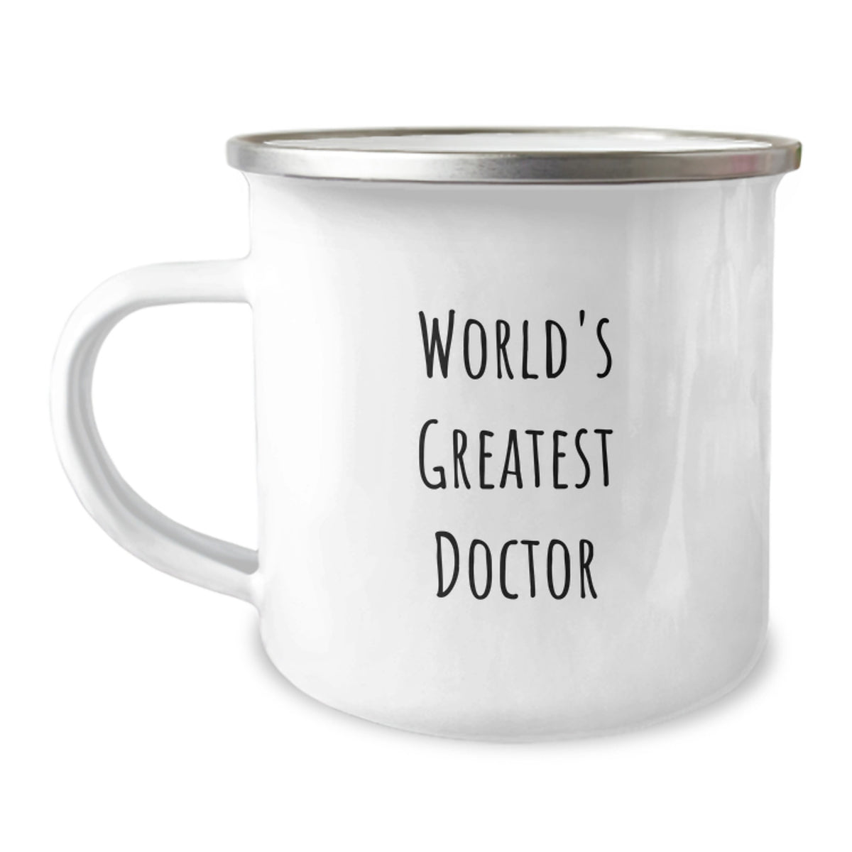 Funny Gifts from Friends to Doctor - 'World's Greatest Doctor' Camping Mug Birthday Unique Gifts - Image 1