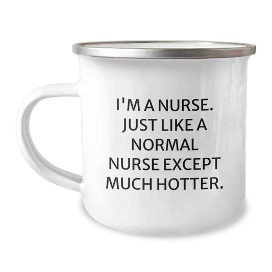 Nurse Camping Mug Keepsake Birthday Gift for Him - Image 1