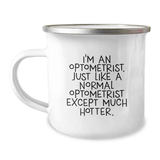 Gifts from Friends for Optometrist Men - Funny Optometrist Camping Mug for Graduation Unique Gifts - Image 1