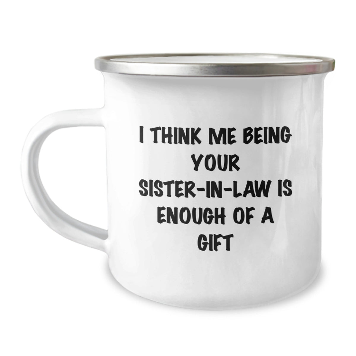 Funny Sister-in-law Gifts from Sister, Sister-in-law Camping Mug for Camping Lover, Great Father's Day Unique Gifts - Image 1