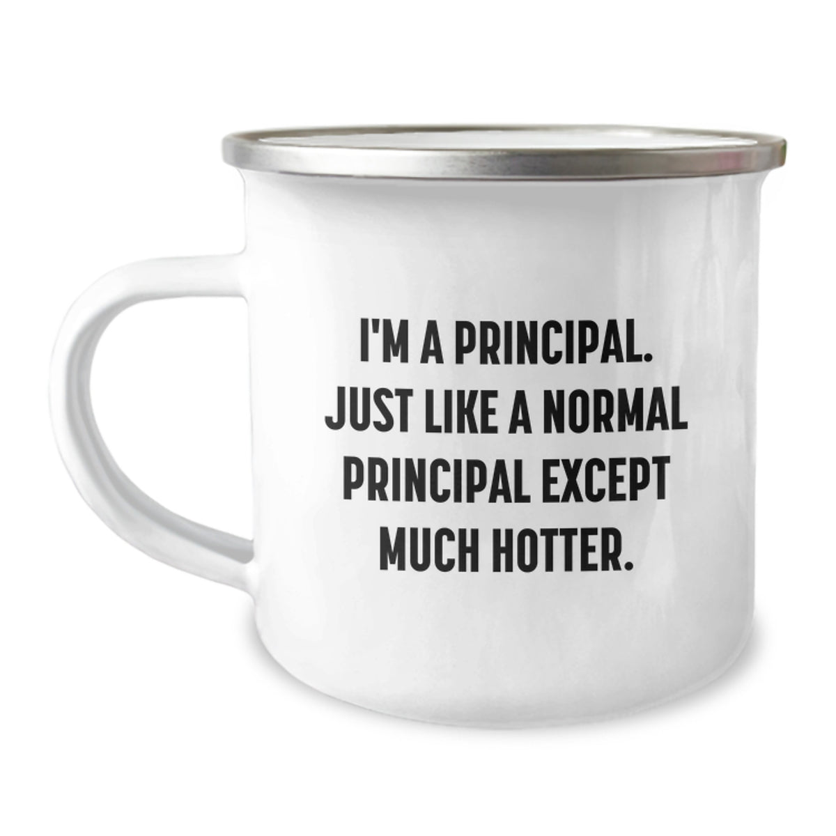 Funny Principal Gifts for Men - Valentine's Unique Gifts from Friends - Principal Camping Mug with I'm A Principal Quote - Image 1