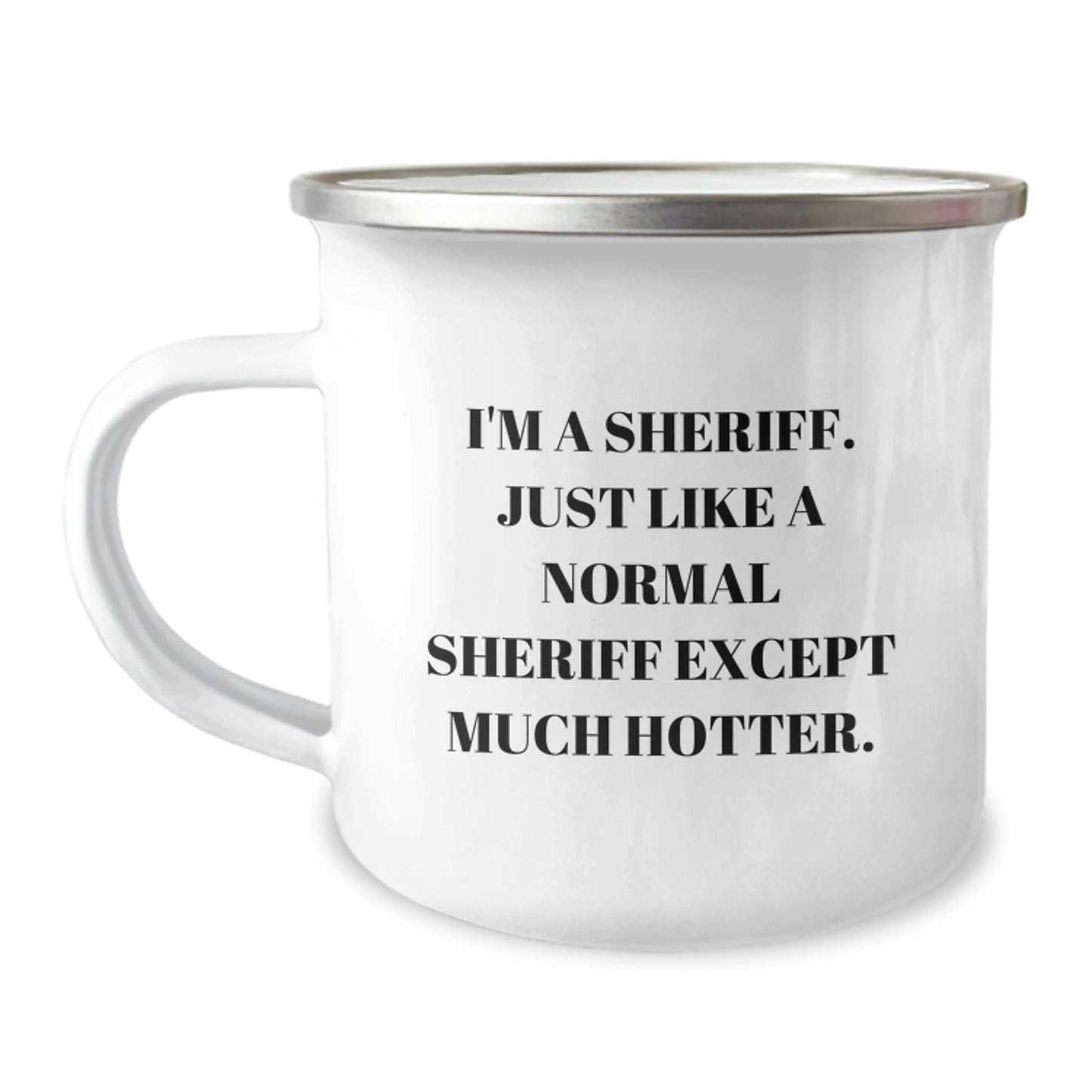 Funny Sheriff Gifts from Dad - I'm A Sheriff Camping Mug for Sheriff on Father's Day - Image 1