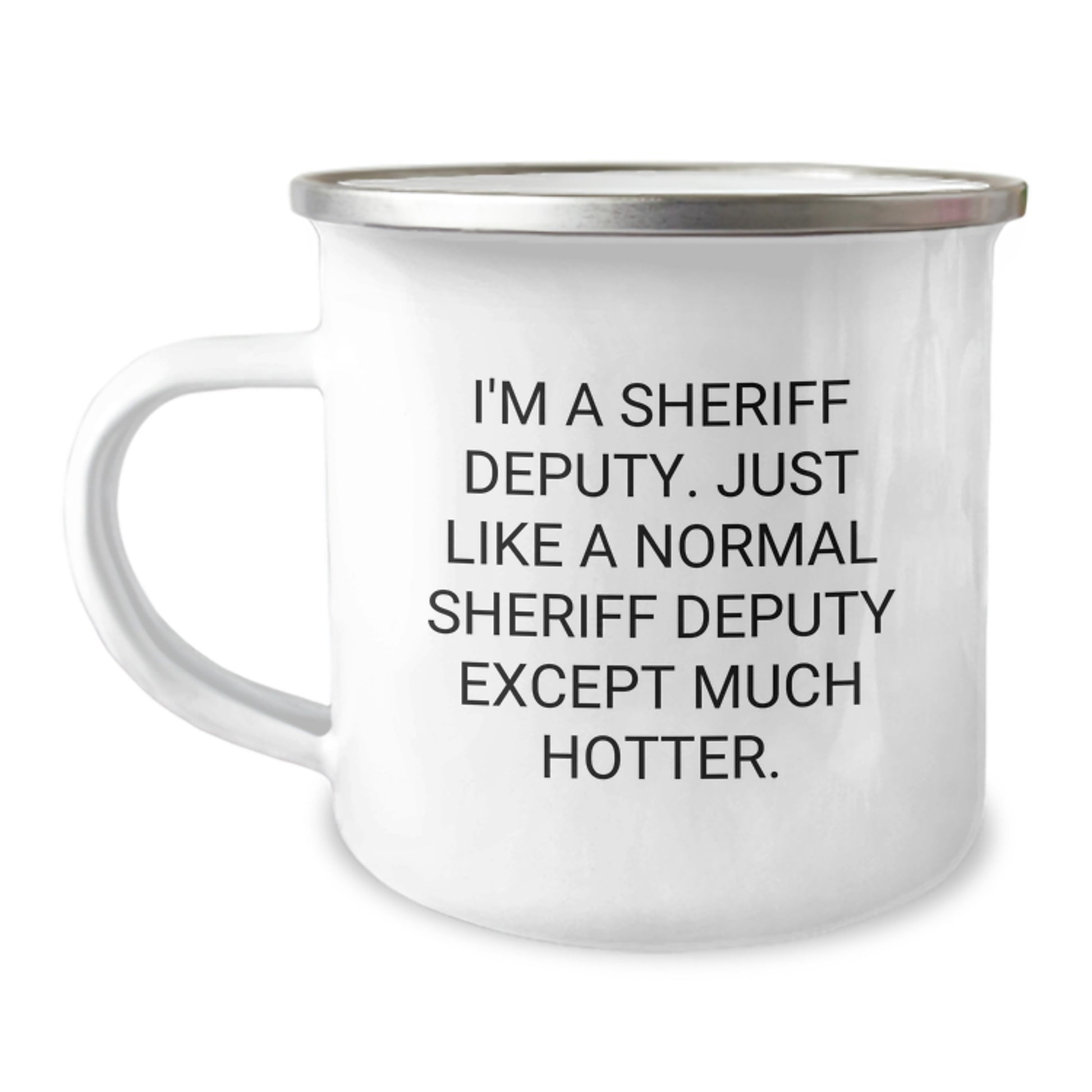 Funny Sheriff Deputy Gifts for Dad - Camping Mug from Men - Perfect for Sheriff Deputy Enthusiasts, Father's Day Unique Gifts for Sheriff Deputy, Sheriff Deputy Camping Mug - Image 1