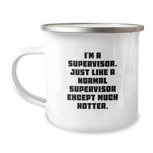 Funny Supervisor Gifts for Men, Women, Coworkers - Supervisor Camping Mug, Perfect for Mother's Day Unique Gifts - Image 1