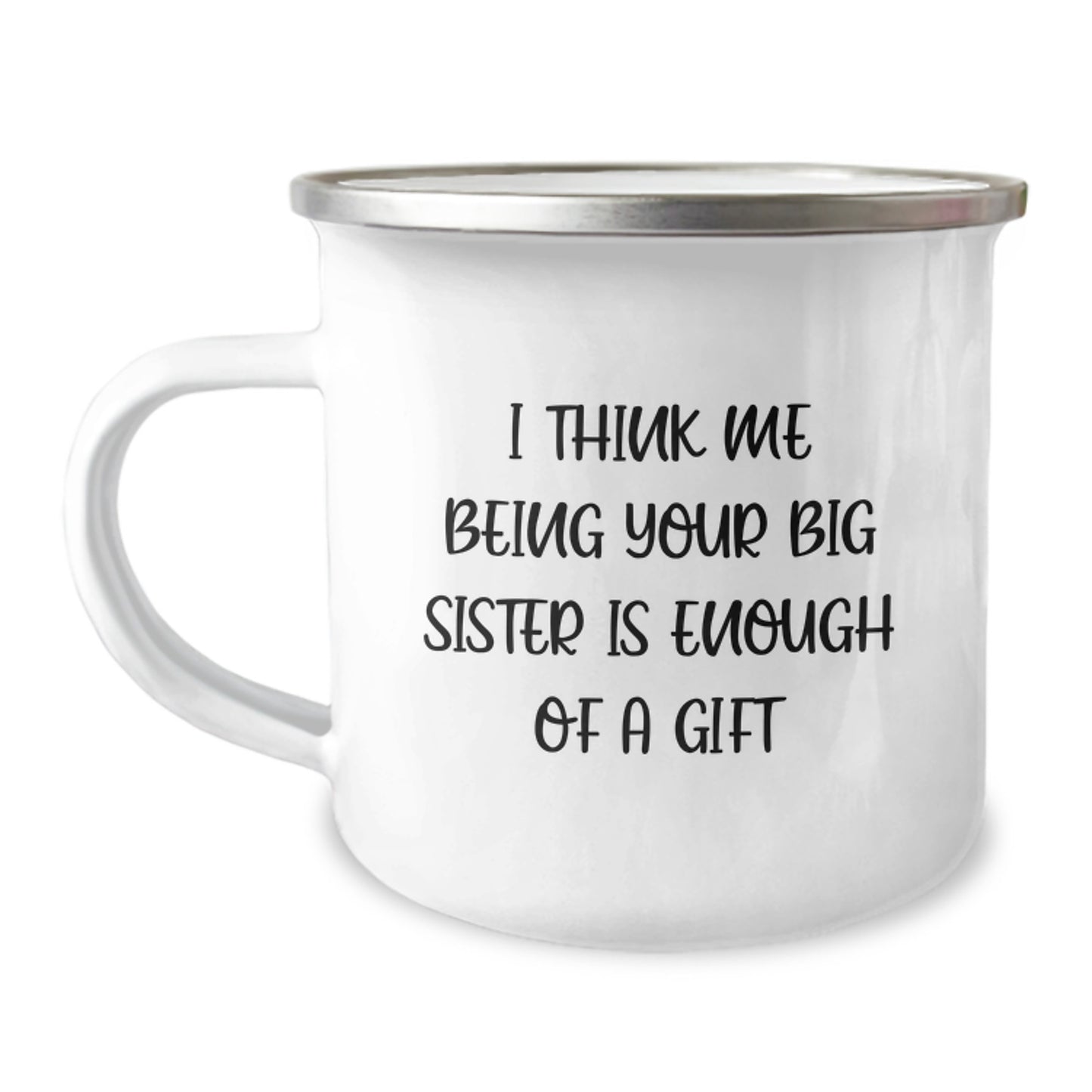 Birthday Gift Camping Mug for Mom Present – Big Sister Keepsake - Image 1