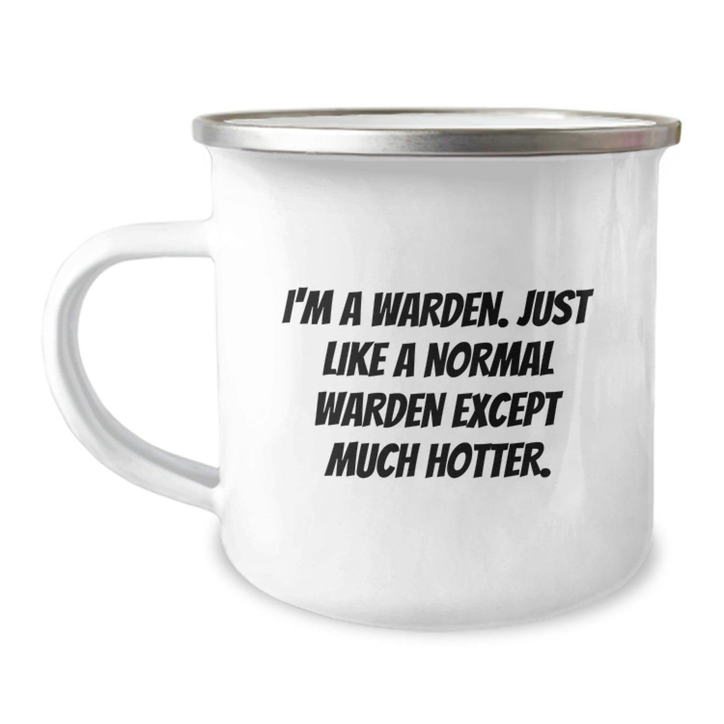 Funny Warden Camping Mug Gifts from Men to Warden Graduation Unique - Image 1