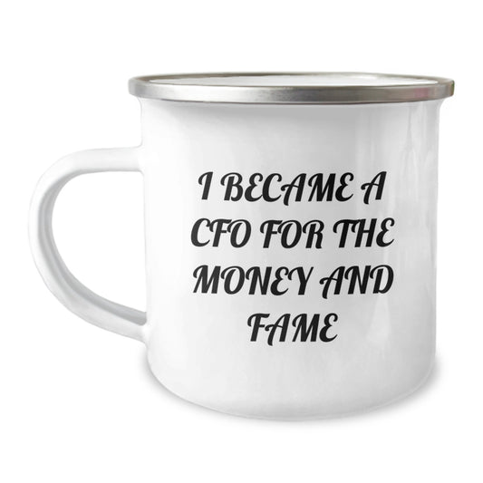 Gifts from Friends, Funny CFO Mug for Men, Women, or Coworkers, Camping Mug, Unique Christmas Unique Gifts - Image 1