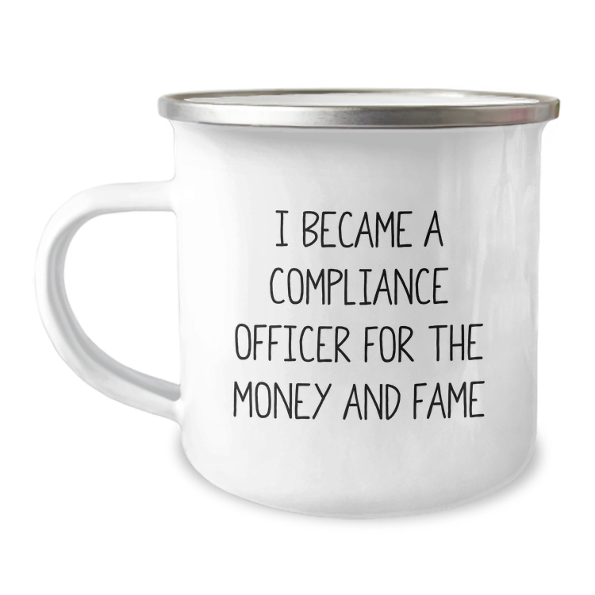 Compliance Officer Camping Mug Funny Gifts from Friends for Birthday Unique - Image 1