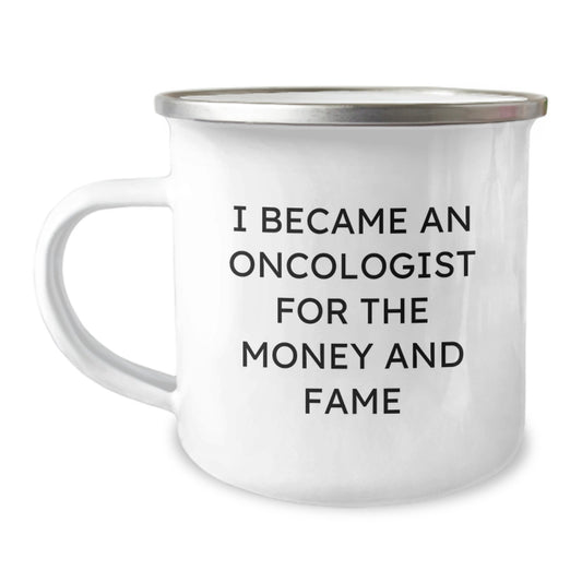 Gifts from Family Members to Oncologist Friends - Merry Christmas Unique Gifts for Oncologists, Funny Camping Mugs for Doctors - Image 1