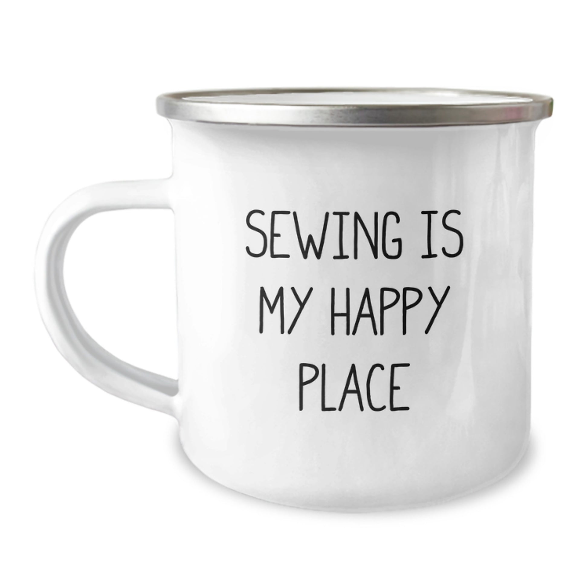 Funny Sewing Gifts for Sewing Enthusiasts, Camping Mugs with Inspirational Quote, Gifts from Friends to Family - Image 1