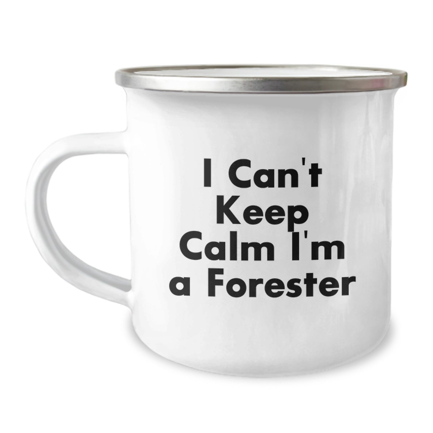 Funny Forester Gifts from Friends, Men Camping Mug for Forester Enthusiasts, I Can't Keep Calm I'm A Forester Christmas Unique Gifts - Image 1