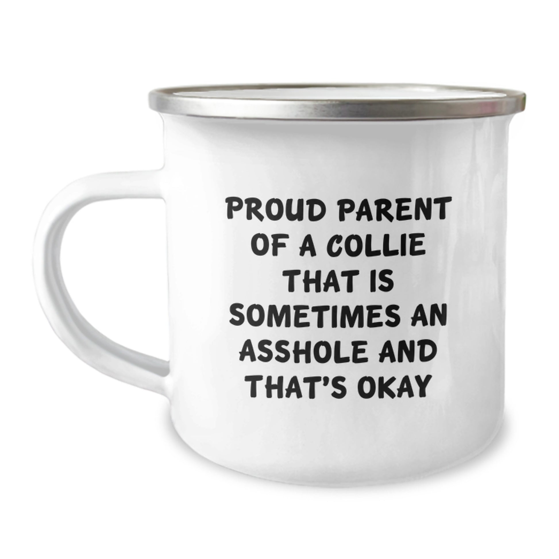 Birthday Gift Collie Camping Mug for Her Proud Collie Parent - Image 1