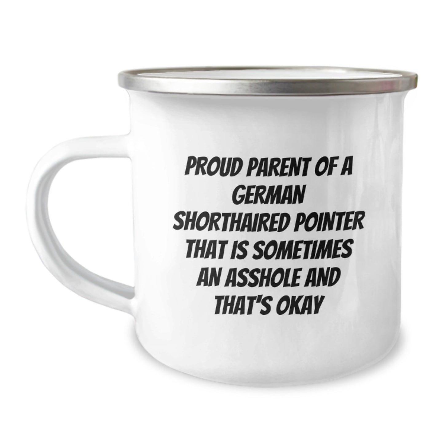 Gifts from Dad for German Shorthaired Pointer Dog Lovers | Proud Parent Humor Camping Mug for Father's Day Unique Gifts - Image 1