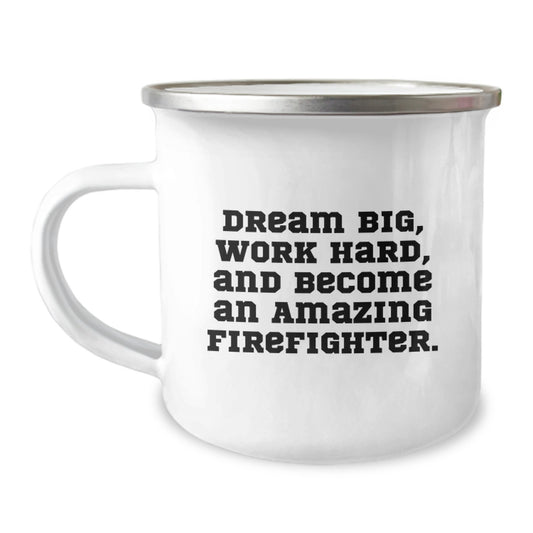 Firefighter Gifts for Men - Funny Camping Mug - Birthday Unique Gifts from Friends to Firefighter Heroes - Image 1