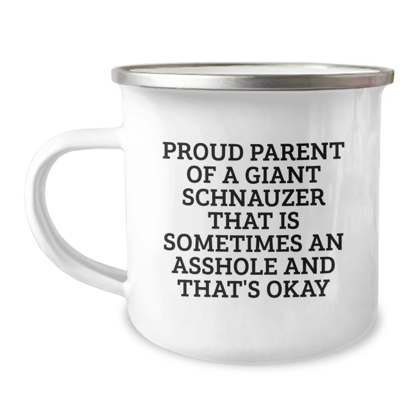 Giant Schnauzer Dog Lover Gifts from Family, Funny Camping Mugs for Valentine's, Proud Parent Coffee Mug - Image 1