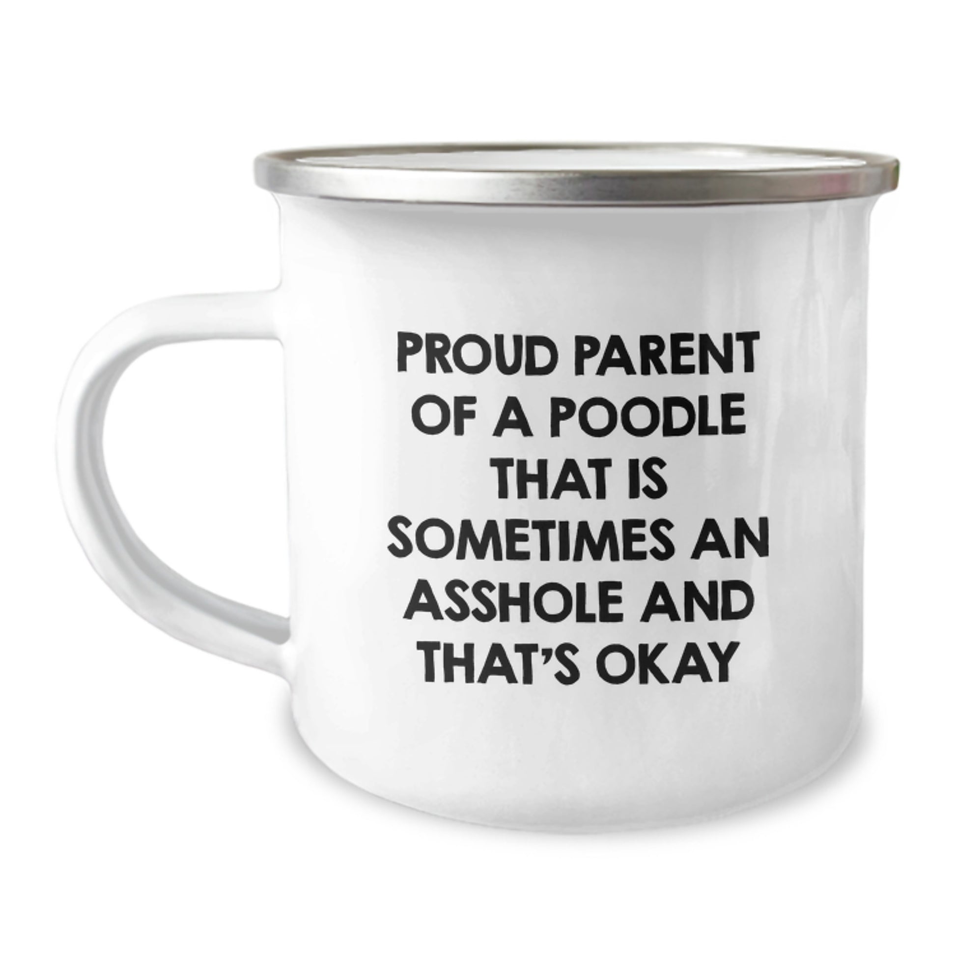 Proud Poodle Parent Keepsake Mug for Him Birthday Gift - Image 1