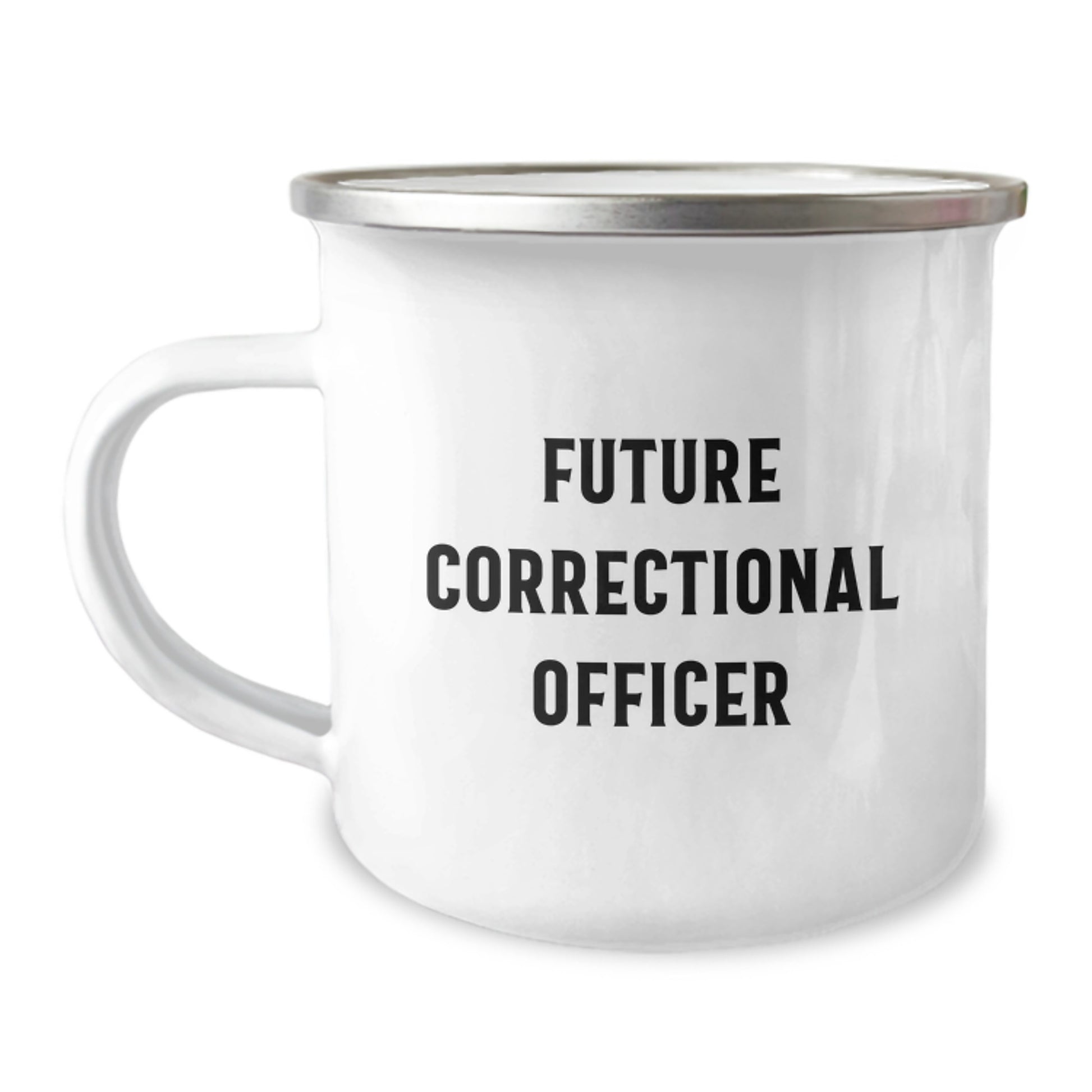 Funny Correctional Officer Gifts from Family, Unique Christmas Unique Gifts for Correctional Officer Men, Funny Camping Mug with 'Aspiring Correctional Officer Since Birth' - Image 1